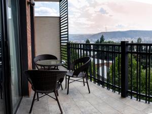 Balkón nebo terasa v ubytování TM Apart Hotel + 37 fotografií
