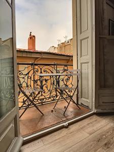 Балкон или терраса в Cosy studio Perpignan
