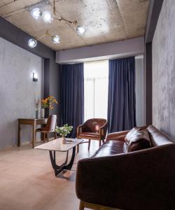 Posezení v ubytování TM Apart Hotel