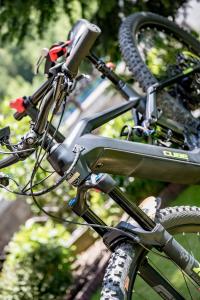 a bike with a seat on top of it at Corso`s Annabell - Bed & Breakfast in Sölden