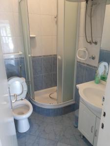 Kúpeľňa v ubytovaní Apartments Jerković Drašnice-3bd