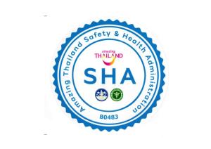 una etiqueta para un restaurante basado en thailand sha en Grand Vista Hotel Chiangrai-SHA Extra Plus, en Chiang Rai