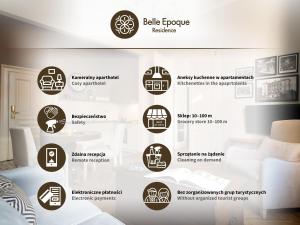 クラクフにあるBelle Epoque Residenceの壁掛けのベッドショップのポスター