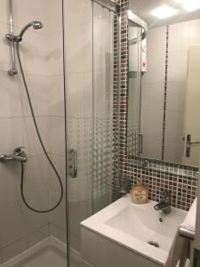 Koupelna v ubytování Guesthouse Davorka Bijelić