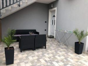 Balkón nebo terasa v ubytování Apartmani Đokić
