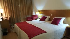 Cama ou camas em um quarto em Hotel Jose Alberto