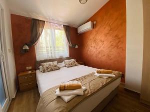 Llit o llits en una habitació de Apart dom Janković