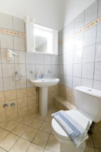 Koupelna v ubytování Villa Avra