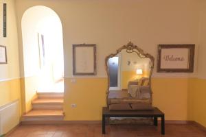 Χώρος καθιστικού στο B&B Dimora Paolina