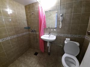 Koupelna v ubytování База відпочінку МегаПарус