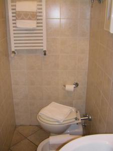 Koupelna v ubytování Albergo Cannon d'Oro