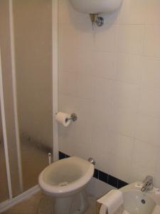 Koupelna v ubytování Albergo Cannon d'Oro