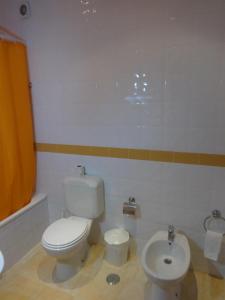 Koupelna v ubytování Hotel Bonjardim