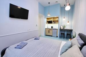Kuchyňa alebo kuchynka v ubytovaní Gellerico Apartments Deák Square