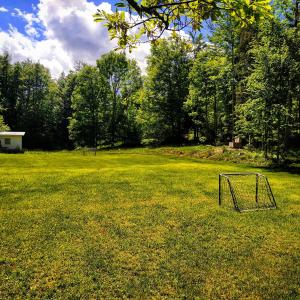 Zahrada ubytování Dren Chalet Lux - Banjska stena