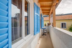 Balkón nebo terasa v ubytování Apartments Kaštel
