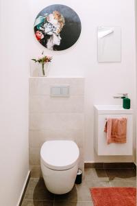 Koupelna v ubytování SMARAGD Apartman