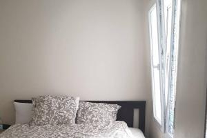 Posteľ alebo postele v izbe v ubytovaní Modern huge appartement, just 100 m from the beach