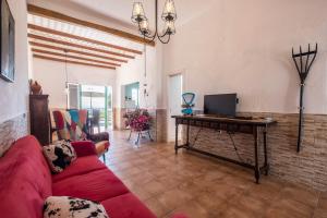 A seating area at Casa Cardón - Villa Perenquén