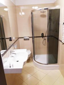 Kúpeľňa v ubytovaní Hotel Zamek Królewski w Rydzynie