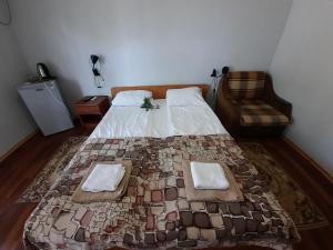 Postel nebo postele na pokoji v ubytování База відпочінку МегаПарус
