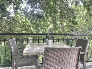 Balkón nebo terasa v ubytování Hotel Kastri