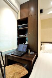 Ein Bett oder Betten in einem Zimmer der Unterkunft Mingle With The Star