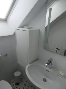 Ванная комната в Ferienwohnung Panoramablick