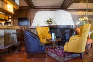 Χώρος καθιστικού στο Hotel Hubertushof