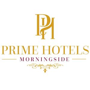 a logo for the primetime hotels morocco at Prime Hotel in Durban