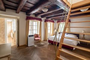 Posteľ alebo postele v izbe v ubytovaní Hotel Residence Green Lobster