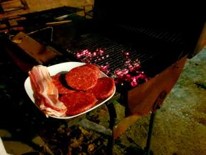Sprzęt do grillowania w willi