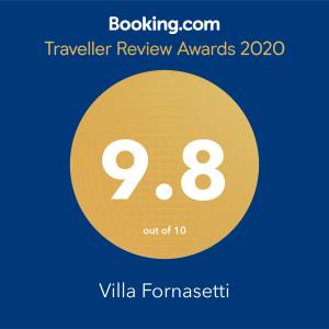 南布洛姆的住宿－Sanlameer - Villa Fornasetti，黄色圆圈,带文本旅行审查奖