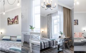 Posteľ alebo postele v izbe v ubytovaní Golden Rose ! Apartments Lviv