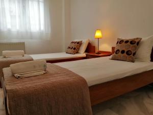 Postel nebo postele na pokoji v ubytování Villa Alexandra Ierissos