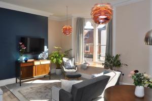 Гостиная зона в Bridge Street Apartments. Boutique Style Luxury, in the heart of Taunton.