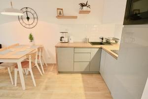 Kuchyňa alebo kuchynka v ubytovaní Apartment BazaTatry Parkowy