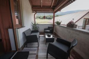 Ein Sitzbereich in der Unterkunft Apartman Lucija & Luka