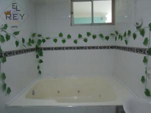 Kupatilo u objektu Hotel Rey David