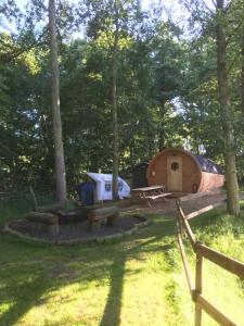 Penbedw Uchaf Estate - Rural retreats, tennis外面的花园