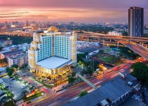 General view ng Bangkok o city view na kinunan mula sa hotel