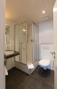 Koupelna v ubytování Hotel Barth