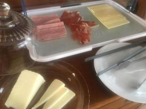the country house内部或周边提供的食物