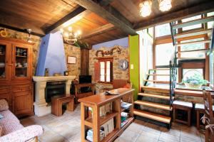 Posezení v ubytování Casa de Aldea Peña Sobia