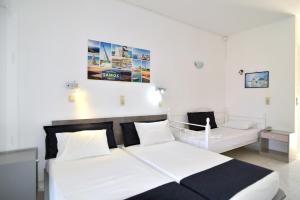 Letto o letti in una camera di Anna Studios