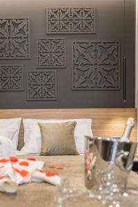Giafra Luxury Rooms的休息区
