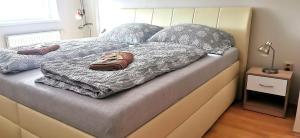 Letto o letti in una camera di Penzion Kolovna