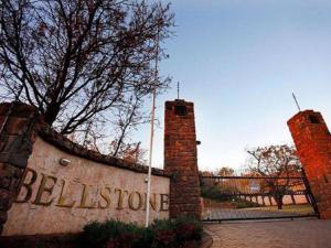 a building with a sign that says bellotide at Bellstone B&B in Pretoria