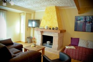 Χώρος καθιστικού στο Casa La Remolina