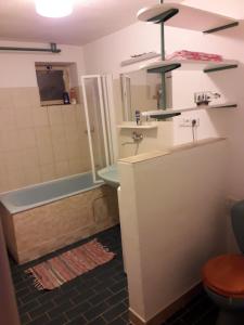 Kúpeľňa v ubytovaní Apartmán Pod Šeříkem